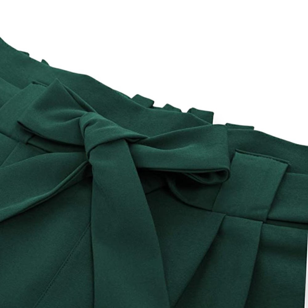 Grace Karin Green Ankle Pants - Picture 3 of 5